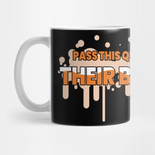 Pass This Queer Their Beer Funny Pride Beer Lover Pun Mug